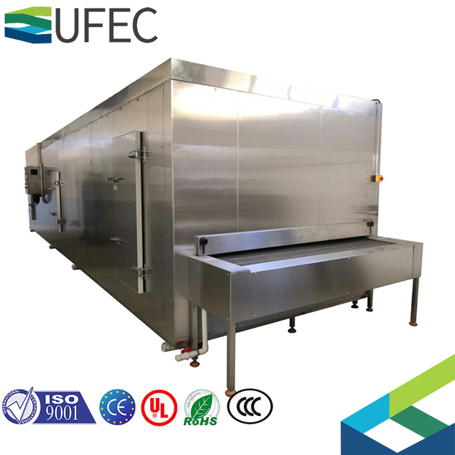 Máquina de túnel de freezer iqf, refrigerador de choque, freezer/máquina de freezer/congelador de túnel