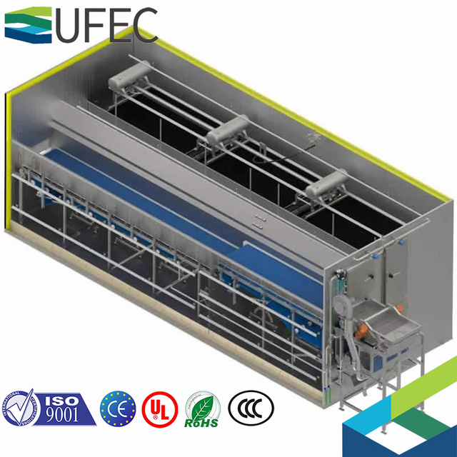 Túnel instantâneo, batatas fritas, frutas, congelador rápido fluidizado iqf, macarrão congelado individualmente ou personalizado