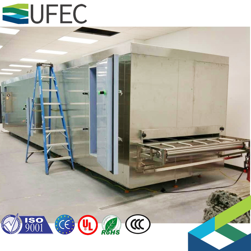 100-5000 kg/h novo industrial iqf congelador rápido equipamento de congelamento túnel freezer para peixes