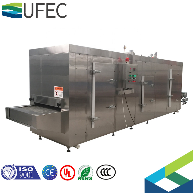 Máquina de congelamento de congelador de túnel iqf, equipamento de refrigeração, máquina de congelamento rápido de alimentos, frutos do mar, congelamento automático