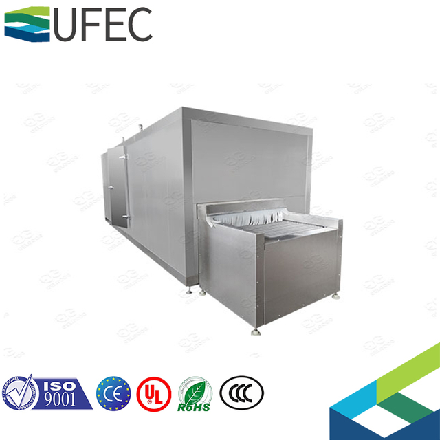 Linha de processamento de frutas vegetais congeladas iqf automática 5T/h freezer industrial instantâneo iqf